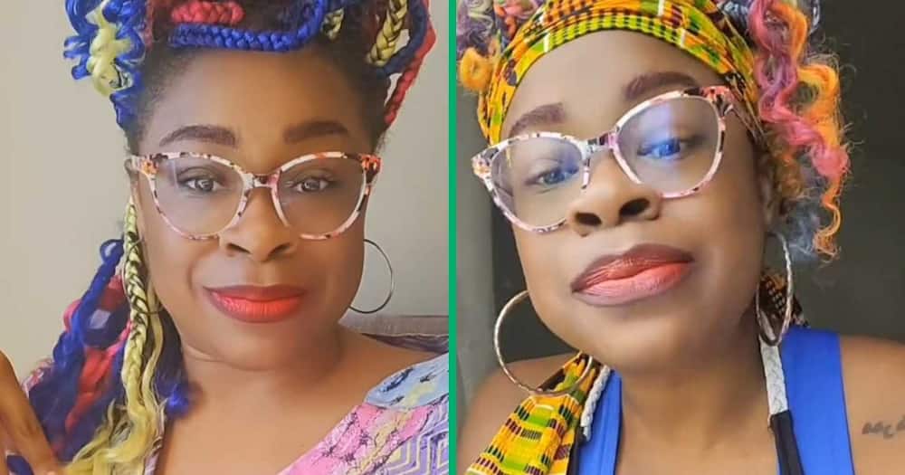 An American woman took to TikTok to showcase how she sang a gqom song.
