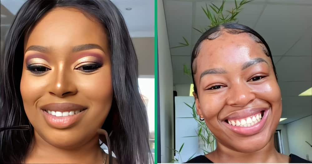 A woman took to TikTok to showcase products for clearing skin.