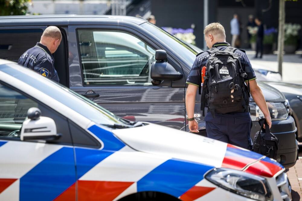 Police said they had  arrested two Belgians in their 20s after the raid