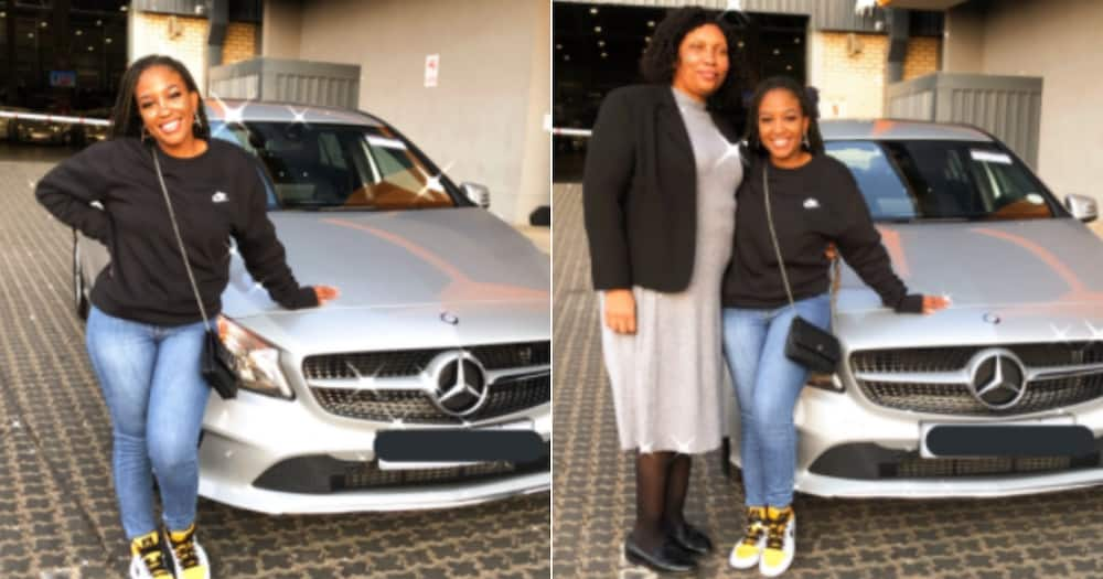 Woman, New Car, Mercedes Benz, Twitter reactions