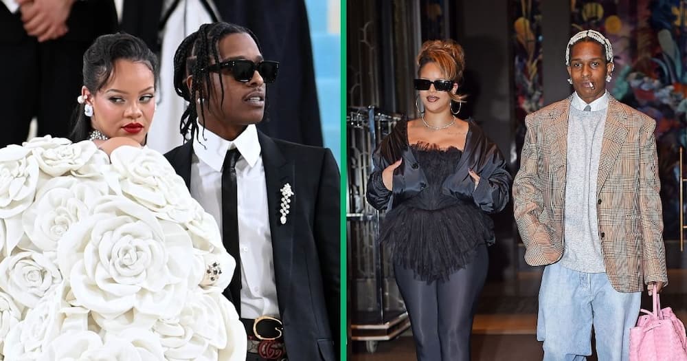 Rihanna and A$AP Rocky had a Valentine's Day photoshoot