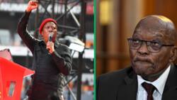 Economic Freedom Fighter's Julius Malema praises Jacob Zuma for not banning EFF in parliament