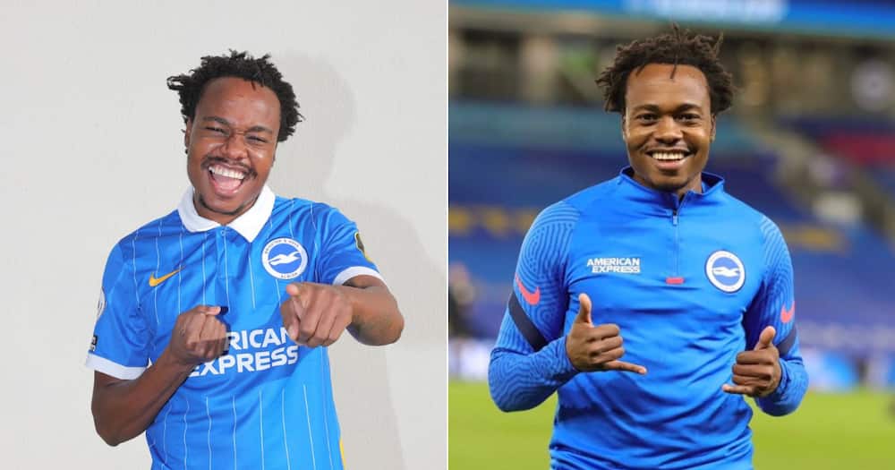 Percy Tau, shares, heartwarming video, friends, support, Al Ahly