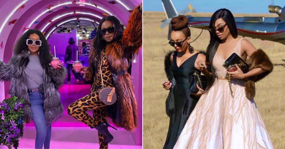 Bonang Matheba is Pinky Girl’s personal hype squad and peeps admire it