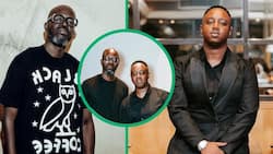 Black Coffee hangs with DJ Shimza at his star-studded birthday party following years-long fallout