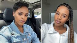 Natasha Thahane breaks down in tears about pain of being a working mom, video touches hearts