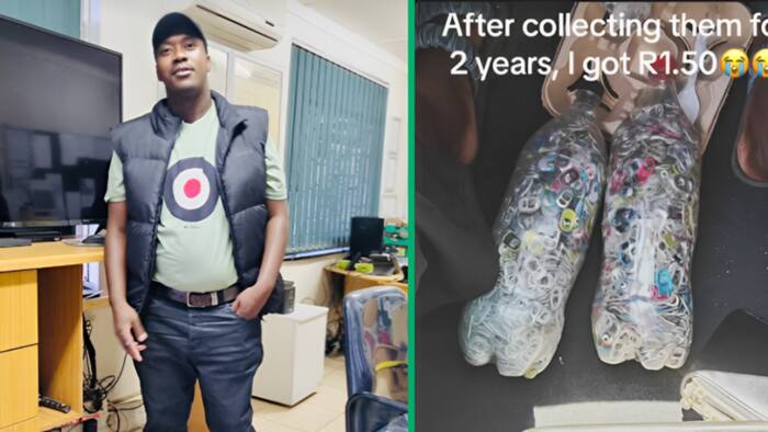 Man gets R1.50 for 2 Coke bottles filled with tin can tabs at scrap metal shop: SA reacts