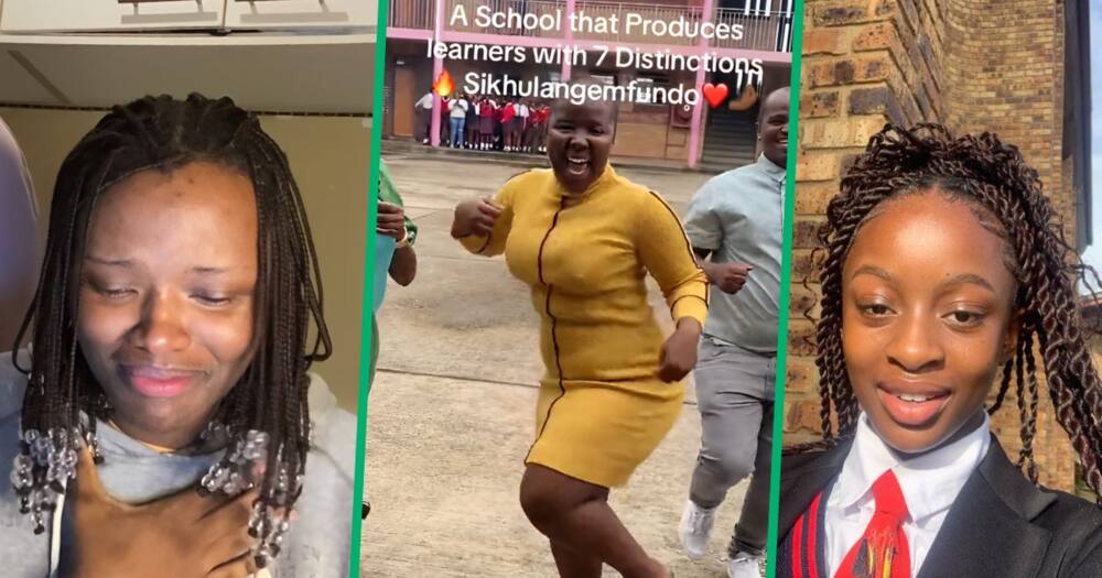 Mzansi was wowed by matriculants who got bachelor's passes and bagged distinctions.