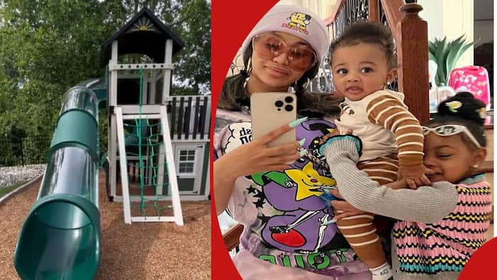 Cardi B spends R355k on new playground set for kids, shows it off