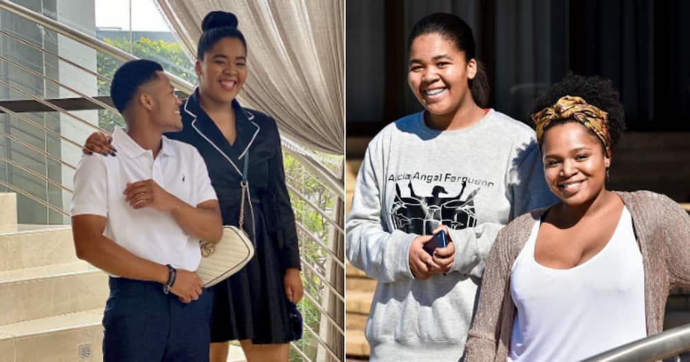 Go girl: Ali Ferguson turns heads with her matric farewell look. Connie Ferguson is proud.