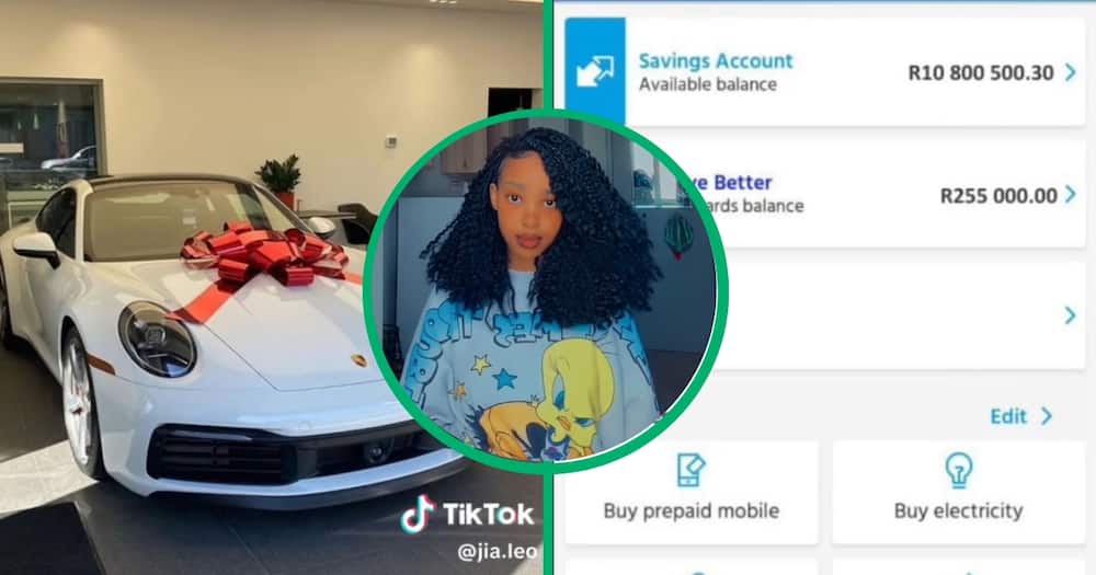A privileged kid showed off her car and money