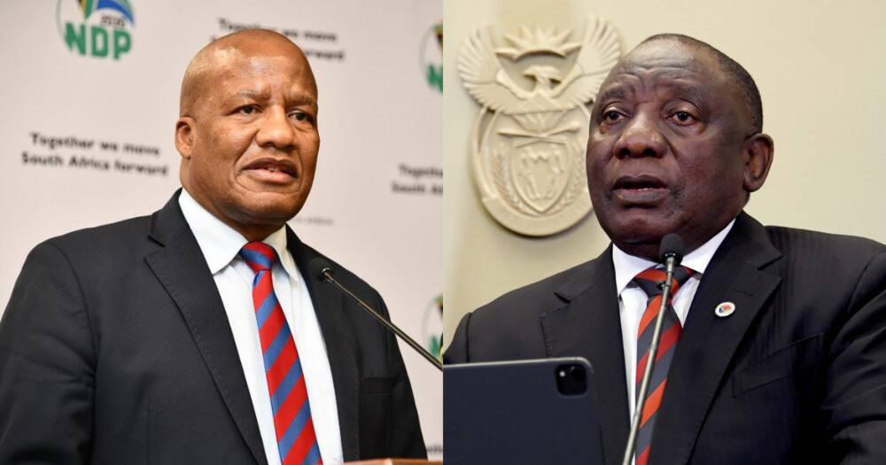 President Ramaphosa delivers touching eulogy for Jackson Mthembu ...