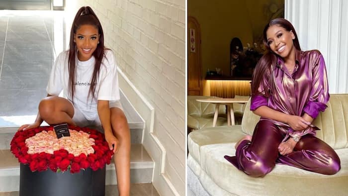 Blue Mbombo announces pregnancy, Mzansi crowns her as nation’s Valentine’s Day 2022 winner: “The perfect gift”