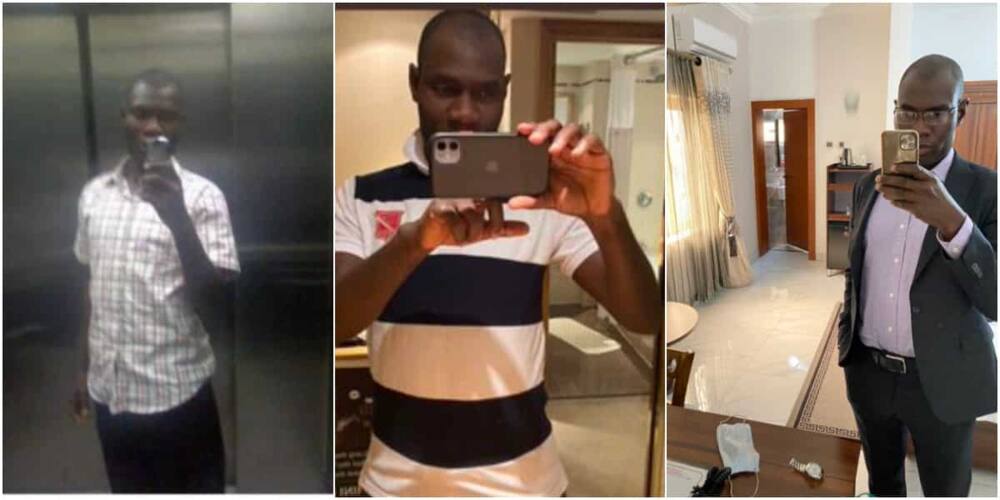 Nigerian man shares adorable transformation photos, wows many with his massive success