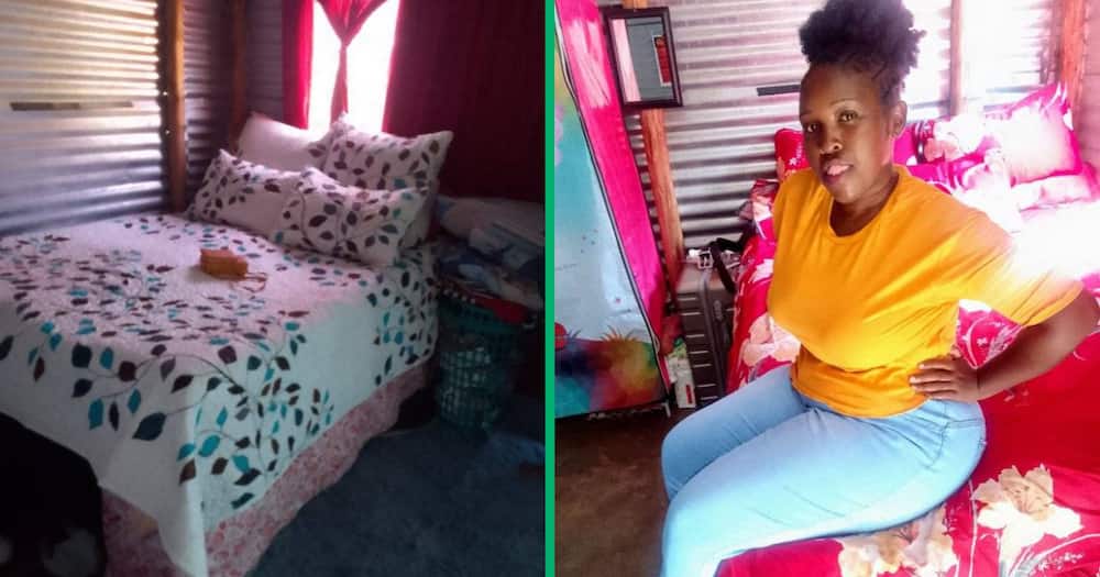 Tshêdy Tsêlèlï posted photos of her one-roomed space online