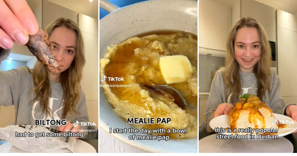 Mzansi Reacts to TikTok Video of Lady in London Eating on South African ...