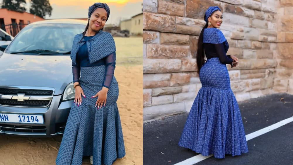 Sesotho Dresses 2023, Sotho Shweshwe Dresses For Makoti