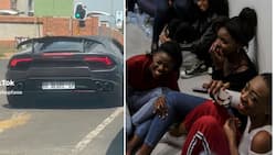 Johannesburg Lamborghini driver goes viral on TikTok with custom 'No Degre' license plate