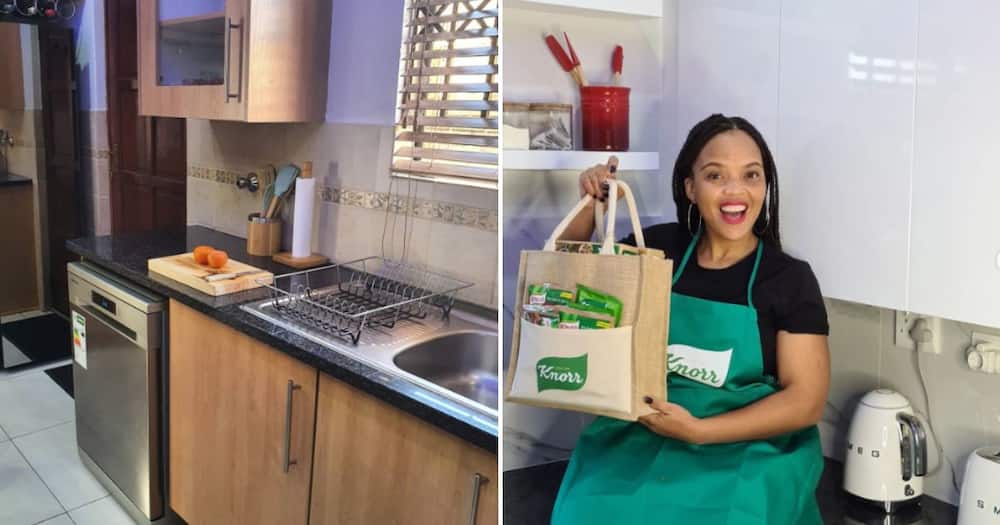 Home, Living, SA, Mzansi, Woman Shows Off Kitchen Makeover, Modern Finishes, Mzansi