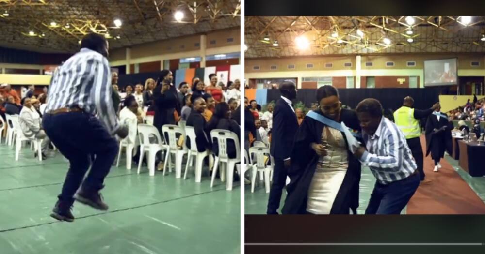 UKZN TikTok video of dad doing Zulu dance for graduating daughter