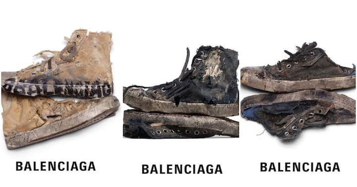 Balenciaga's $2,290 'destroyed' sneaker sparks criticism online