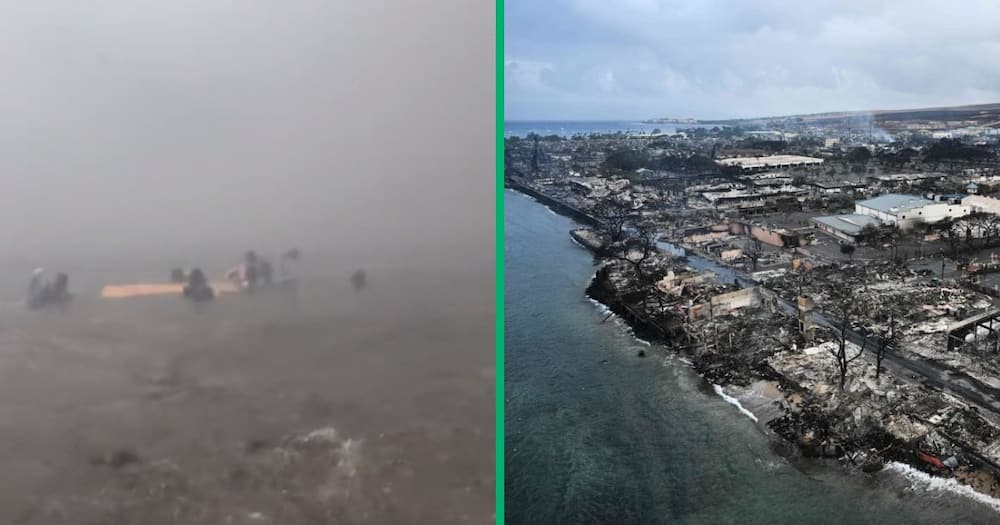 A devastating wildfire has ripped through the island town of Lahaina on Maui, Hawaii