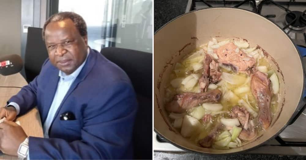 Tito Mboweni, food, cooking, Mzansi