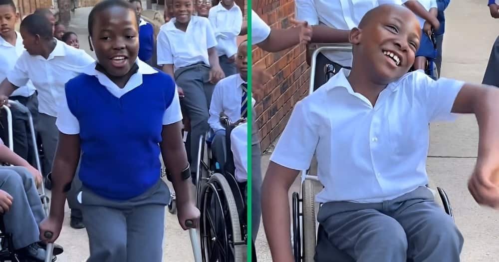 Physically disabled kids slayed Skomota's viral moves in a TikTok video