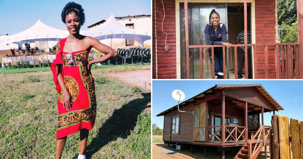 A young lady from Soweto is excelling as a self-taught carpenter