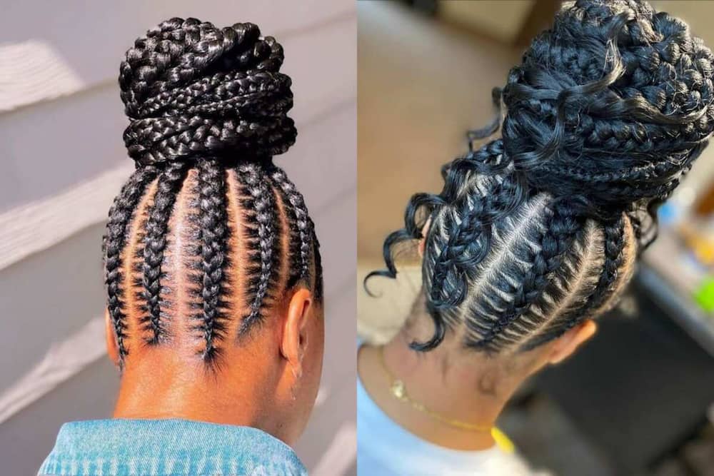 40+ modern and stylish French braids for black girls and women in