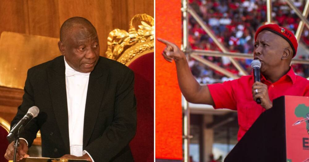 EFF leader Julius Malema threatens to oust President Cyril Ramaphosa