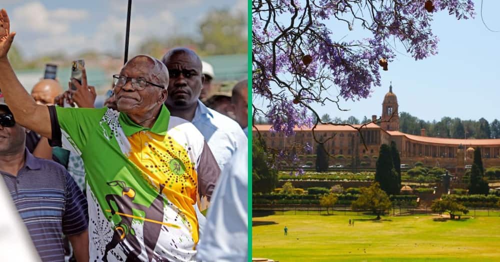 Former president Jacob Zuma is battling to return to the Union Buildings