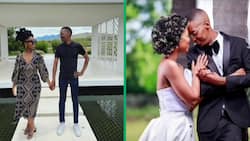 A couple shared a video of their stunning traditional wedding attire, Mzansi spreads love