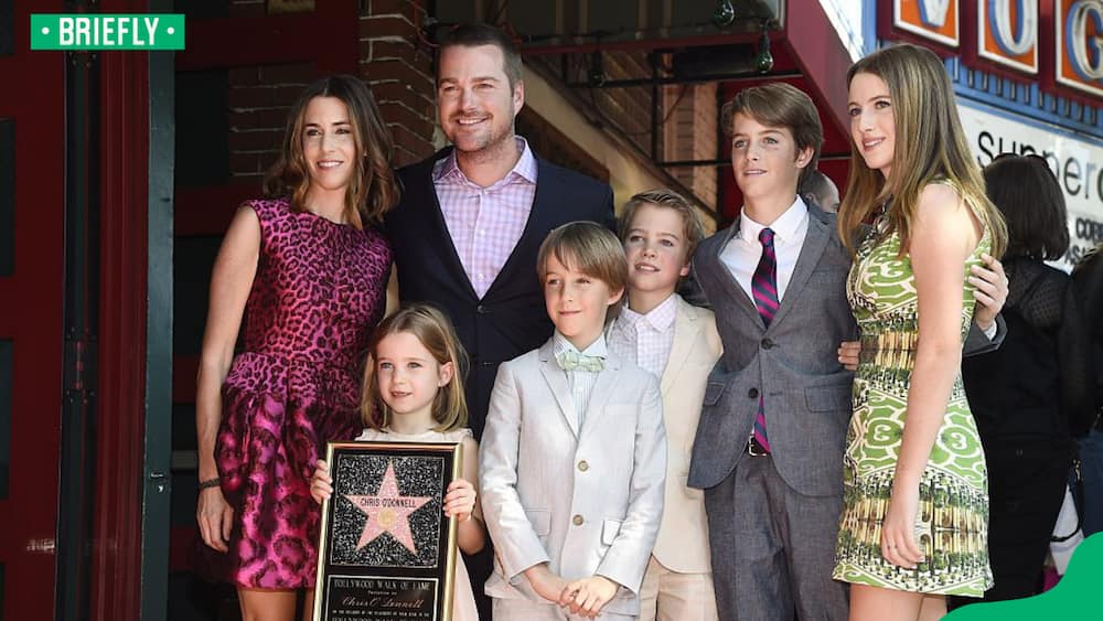 Chris O'Donnell and family