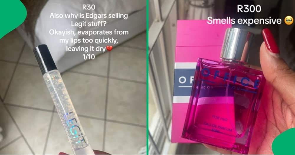 A young woman shopped at Truworths and Edgars for her toiletries haul.