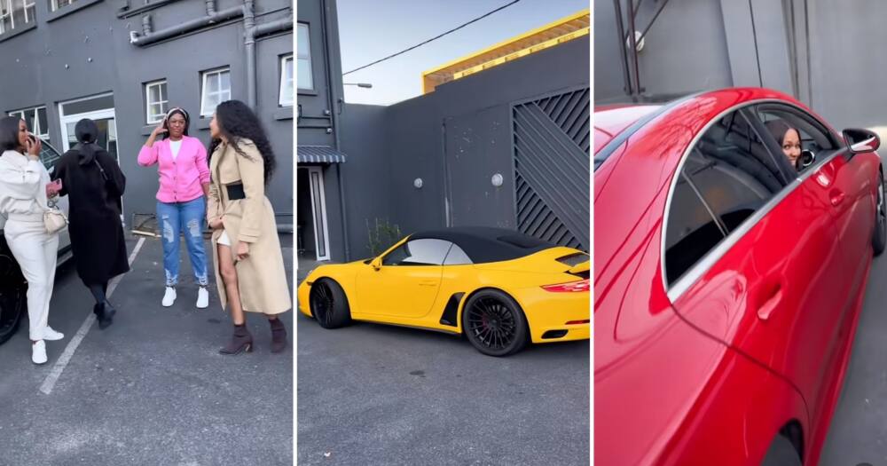 A squad of female friends flexed their luxury cars