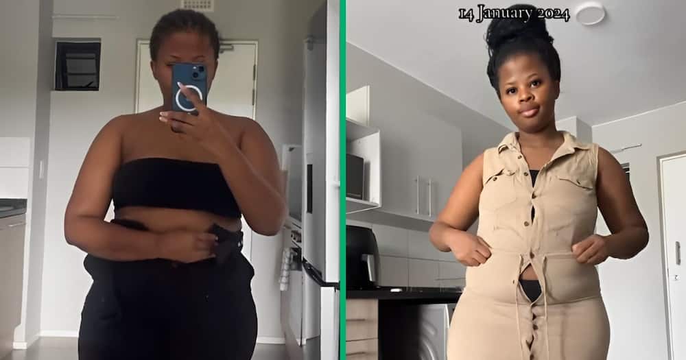A woman shared her three month weight loss transformation