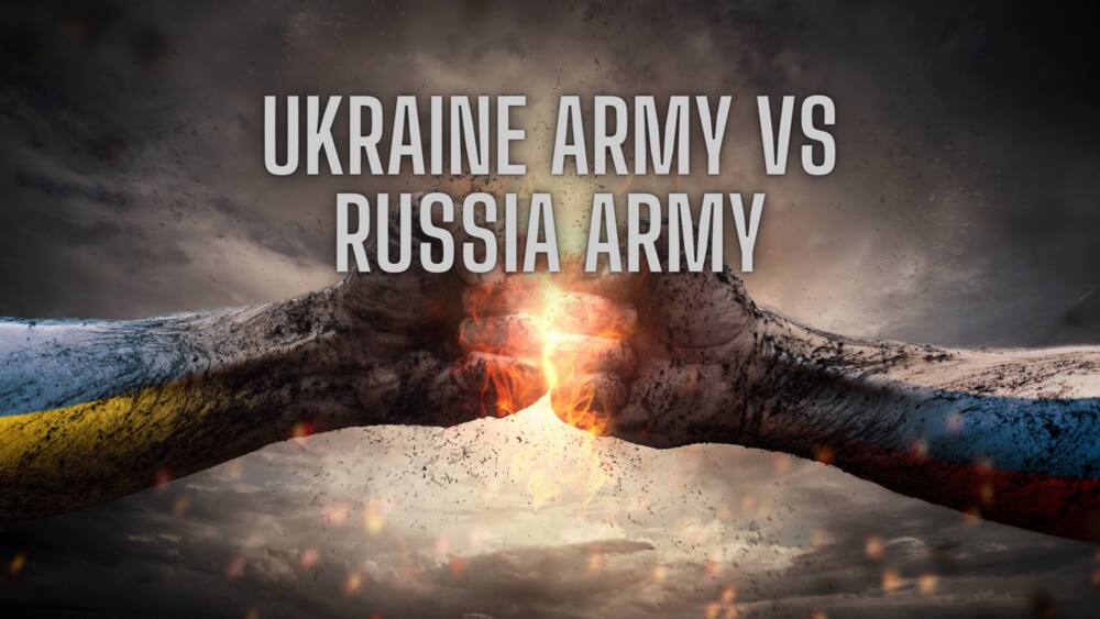 Ukraine army size vs Russian troops