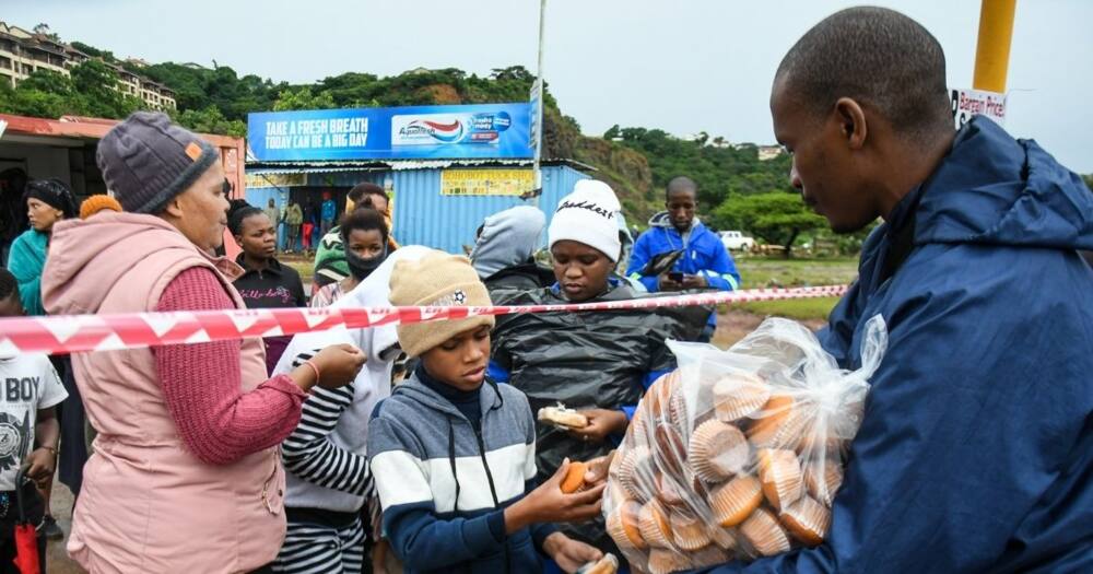 Durban woman, takes video, officials stealing flood aid, stands by claim, food hampers