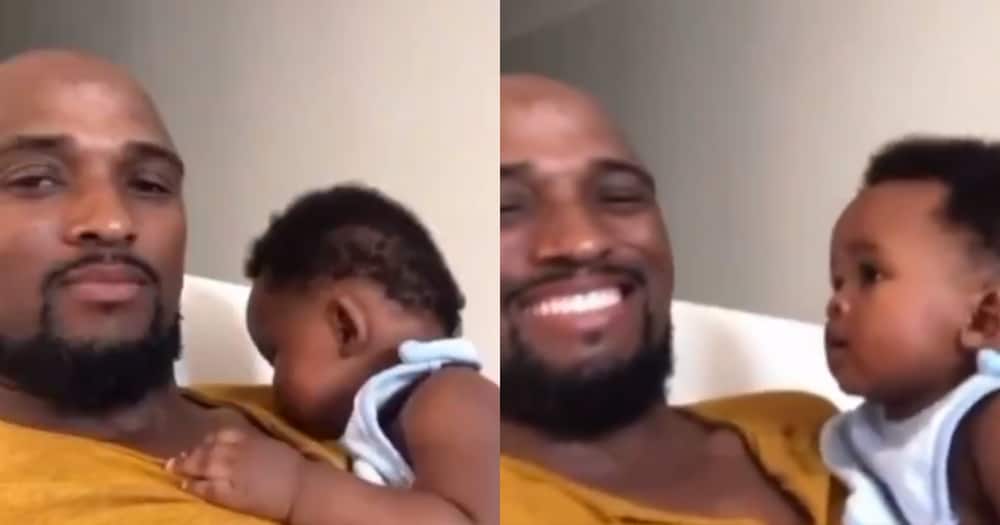 "Dads Are Another Pandemic": Mzansi Reacts as Dad Wakes Sleepy Baby