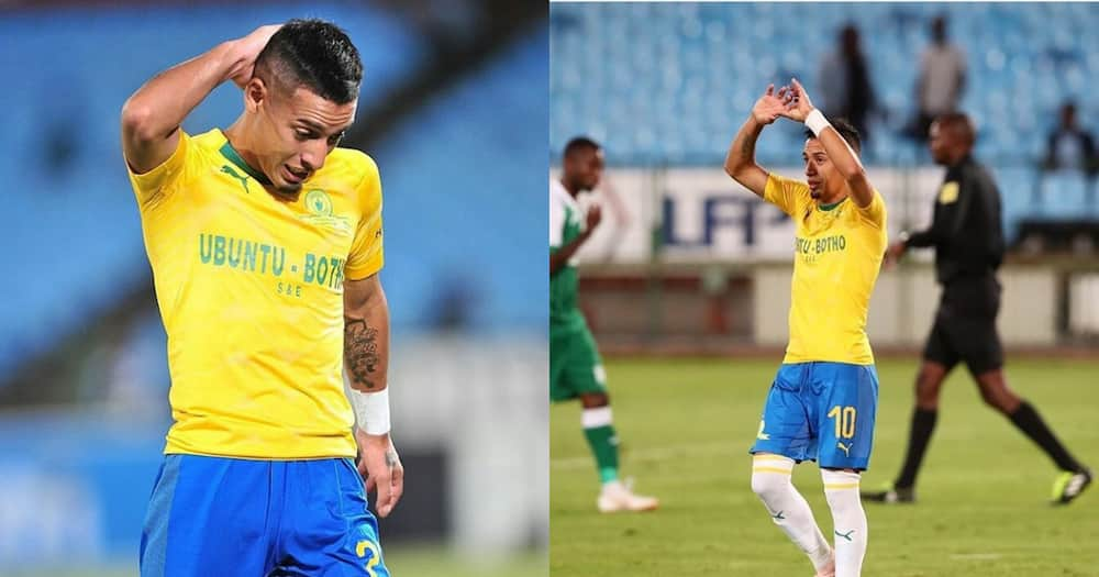 Sirino receives a stern warning from Sundowns coach