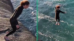 TikTok video of swimmer's near-death experience in Cape Town ocean garners 8.3M views, netizens left stressed