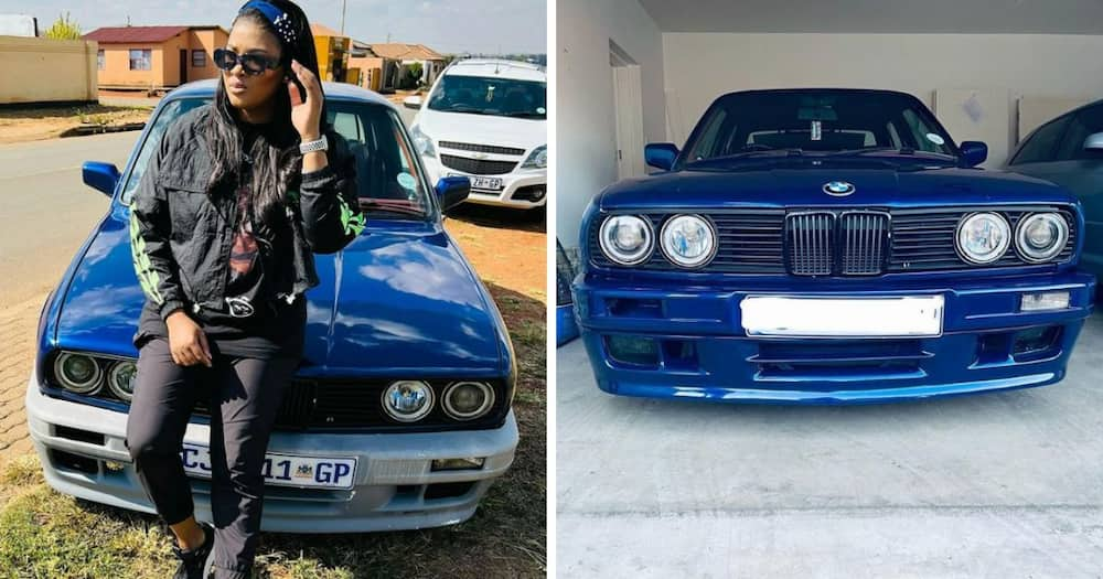 lady du, bmw e30, gushehse, south africa, celebrity