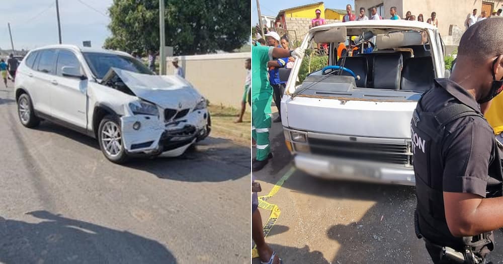 Car crash, Durban, Schoolkids injured, 14-year-old