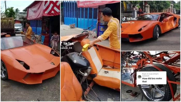Man builds "Lamborghini" sports car for himself, puts its fuel tank in the middle: "Great engineering"