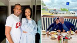 Itumeleng Khune and wife Sphelele serve major couple goals in new stunning pic, fans are here for it