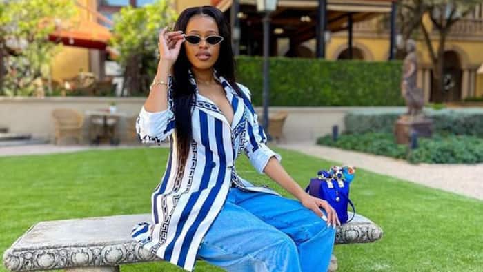 Natasha Thahane shares snaps of baby shower on Instagram, followers are swooning