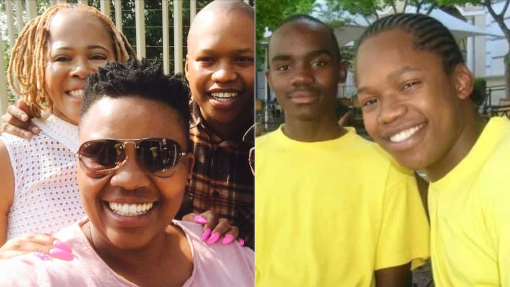 Andile Gaeliswe with Siyasanda Kobese and Akhumzi Jezile, Musa Mthombeni with Akhumzi Jezile