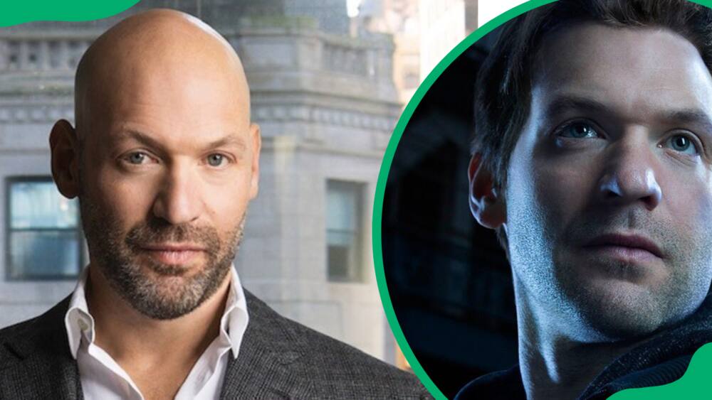 Corey Stoll posing for a photo