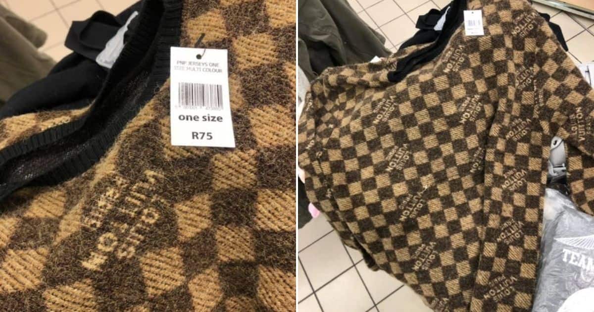 Lady shares photo of &quot;beautiful&quot; Louis Vuitton jersey PnP sold for R75